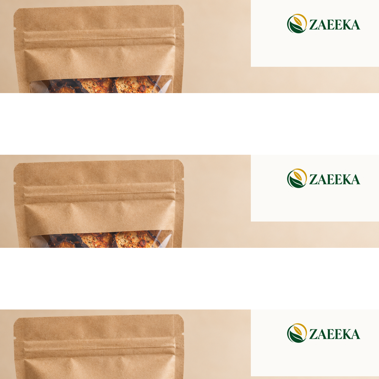 Spiced dried eggplant bulk wholesale product image with correct ZAEEKA logo