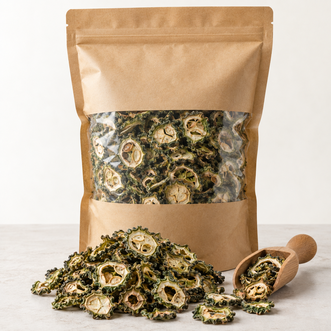 Dried bitter gourd karela bulk 1kg wholesale catalogue image
