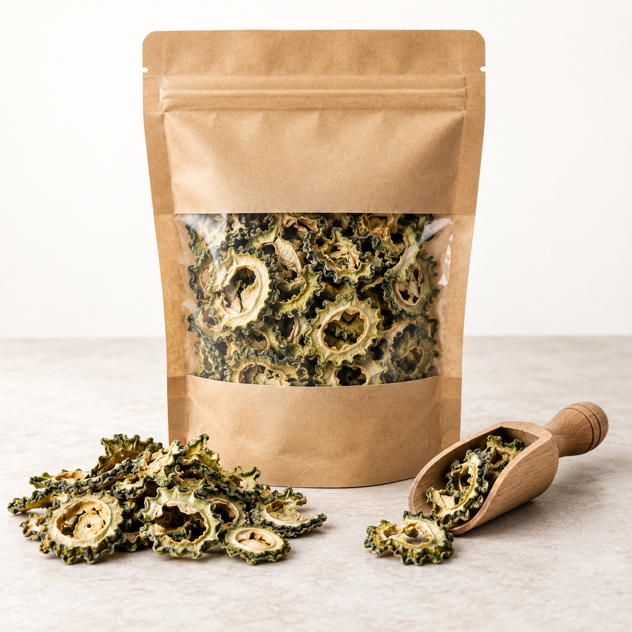 Dried bitter gourd karela wholesale sample pack 250g catalogue image