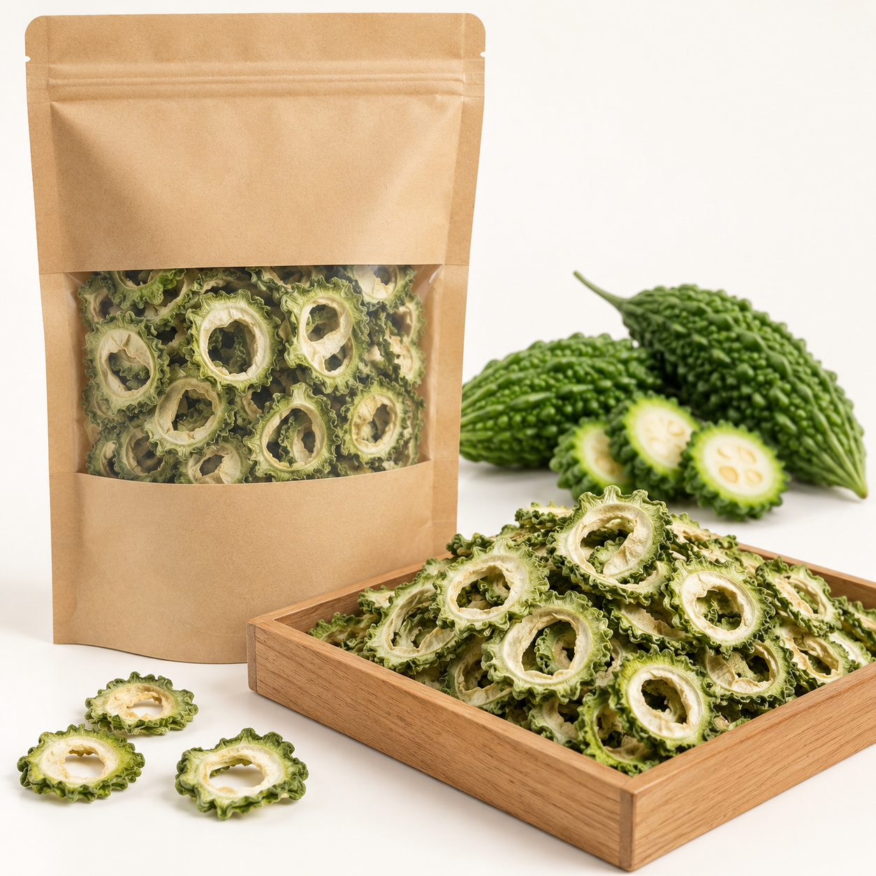 Export Grade A dried bitter gourd karela wholesale catalogue image