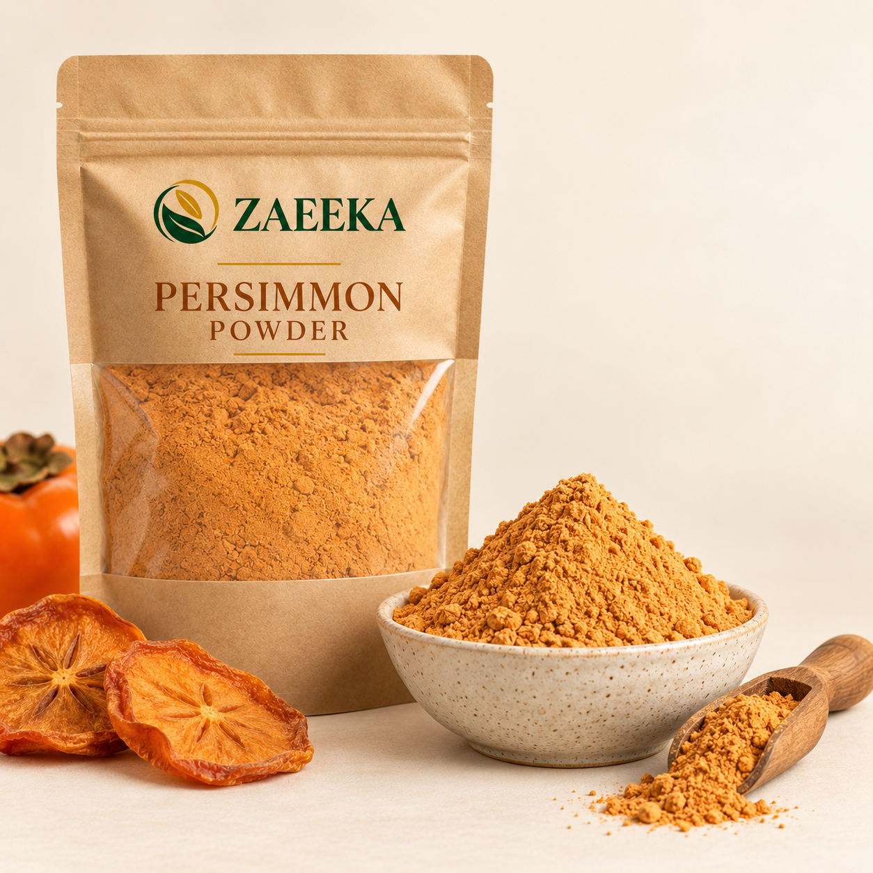 Dried Persimmon Powder in Zaeeka packaging